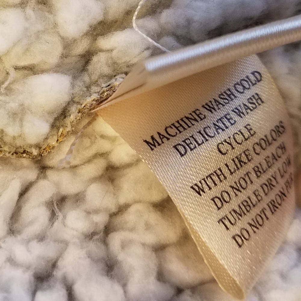 Nwt Shearling Coat Jacket Sz Small - image 4